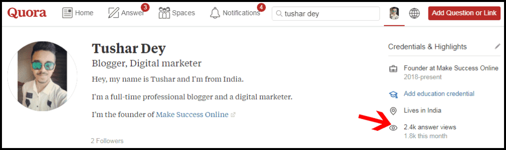 how to get traffic from quora