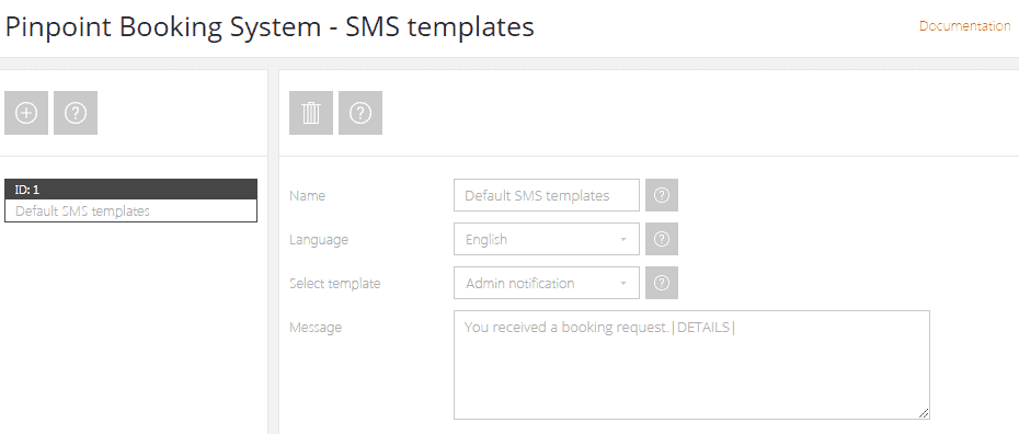 Pinpoint SMS notification