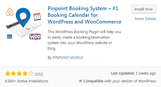 pinpoint booking plugin free