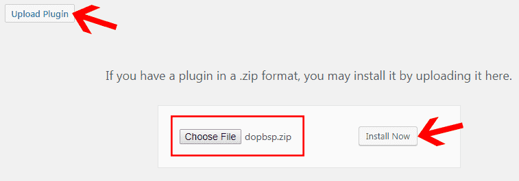 upload plugin