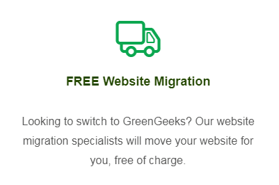 Greengeeks website migration