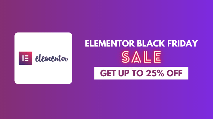 Elementor Black Friday Deal 2020