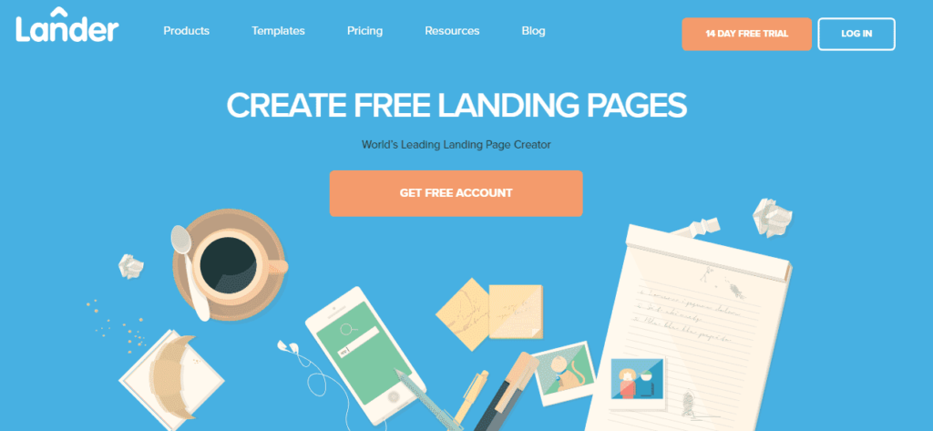 Unbounce competitor - Lander